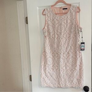 Tommy Hilfiger Lace Mini Dress NWT - Soft Pink